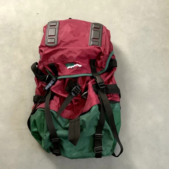 RIDGEWAY by Kelty Hiking Travel Internal Backpack Burgundy Green Up to 48\
